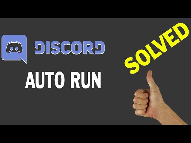 Disable Discord auto start