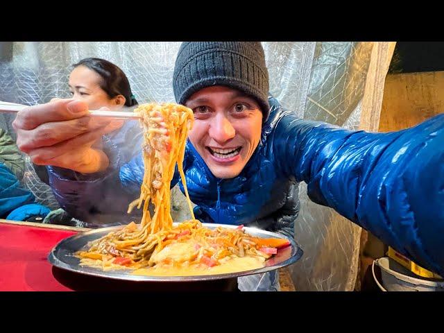 Japanese Street Food - ORIGINAL FRIED RAMEN + 5 Must Eat Foods in Fukuoka, Japan!!