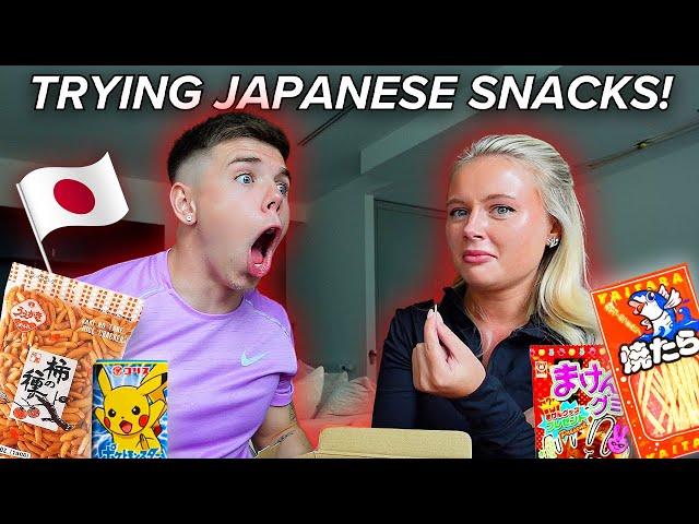 TRYING JAPANESE SWEETS WITH MY GIRLFRIEND !! GONE WRONG ...