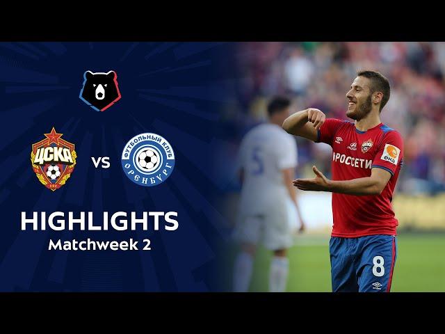 Highlights CSKA vs FC Orenburg (2-1) | RPL 2019/20