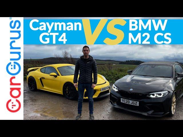 Porsche 718 Cayman GT4 vs BMW M2 CS