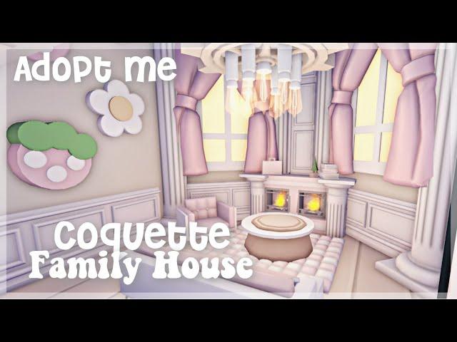Coquette Soft Family House Part 2 - House build - Adopt me