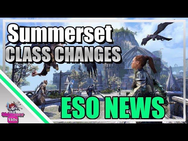 ESO: Summerset Class Changes