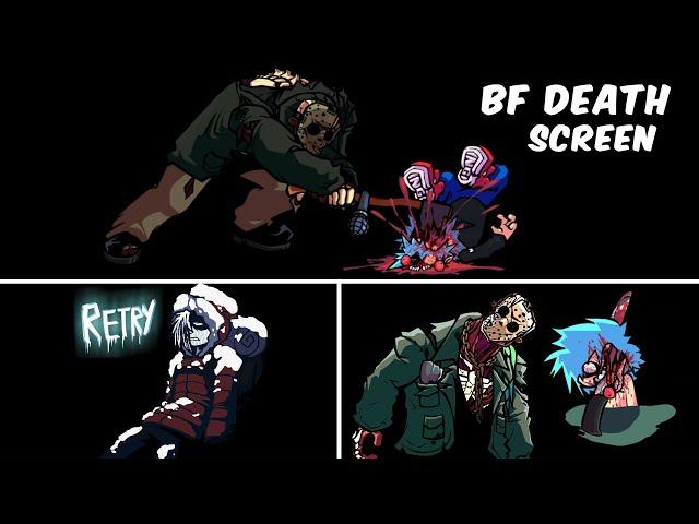 13th Friday Night: Funk Blood - BF Deaths Screen (FNF MOD/Jason Voorhees)