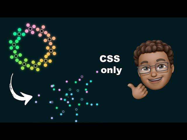 Random Rotation CSS only || HTML&CSS  مشروع حركة الدوائر العشوائية