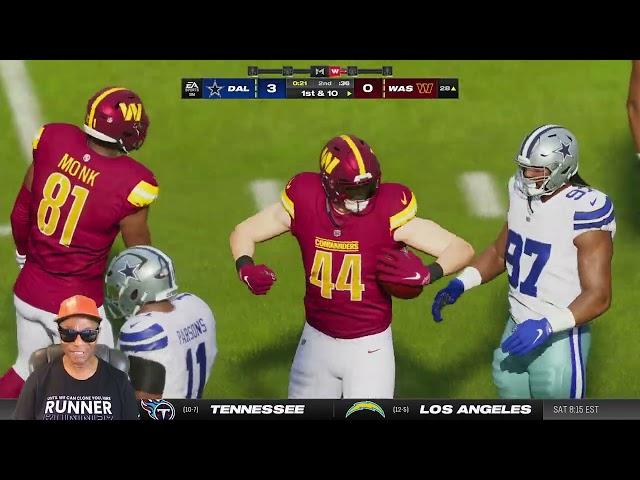 The NFL Playoffs Divisional Round - Dallas Cowboys Vs Washington Commanders - Madden NFL 24