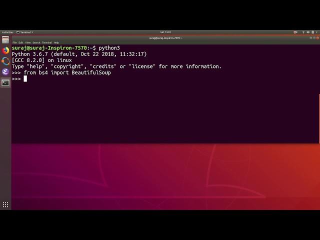 How to Install Python3 BeautifulSoup4 Library in Ubuntu Linux