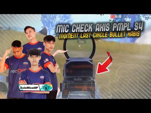 Mic Check Axis RedOne PMPL Season 4 !! Damage Gila Axis Mica - PUBG Mobile