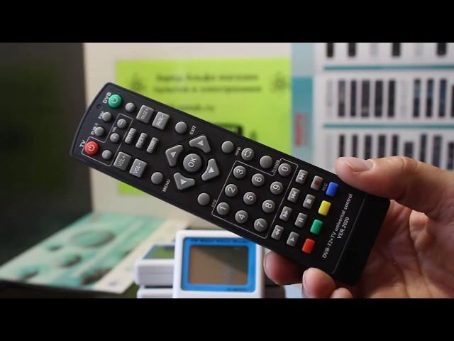 Huayu DVB-T2+TV universal control VER.2020 унив. пульт для приставок, ресиверов DVB-T2. Настройка