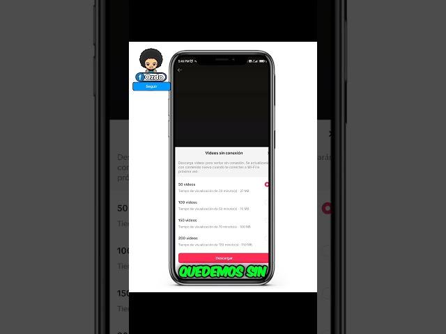 Descarga videos automaticamente para ver tiktok sin internet #tutorial #truco #viral #ozdo #tips