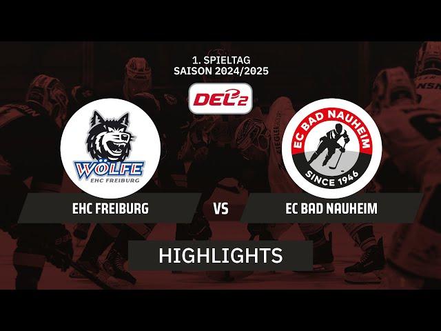 DEL2: EHC Freiburg vs. EC Bad Nauheim | Highlights - 1. Spieltag | SDTV