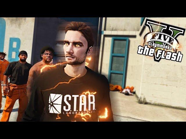 THE FLASH IN PRISON! Prison Life of Barry Allen (GTA 5 Flash Mod)