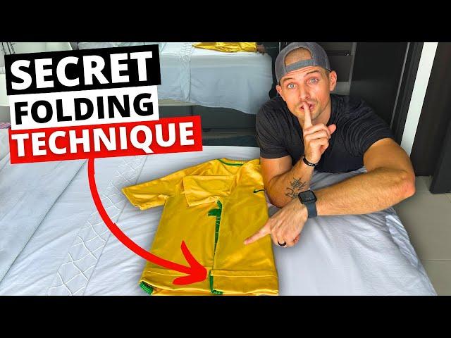 ULTIMATE Trick to Pack More in Personal Item Bag (Secret Folding Strategy)