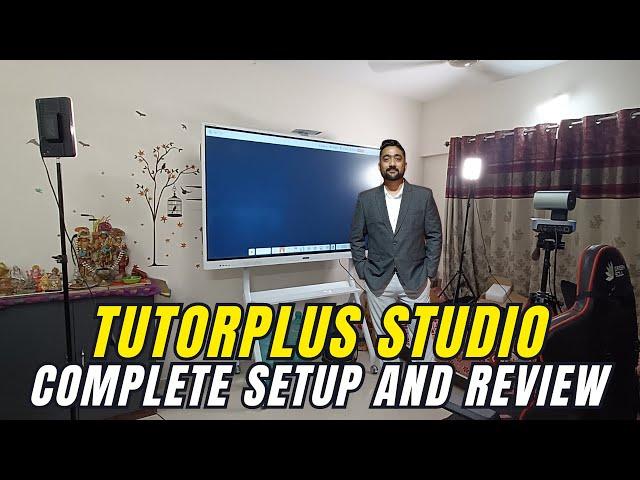 TutorPlus Studio Review | AI Based digital board | PTZ | Complete Studio | @sridharciyer