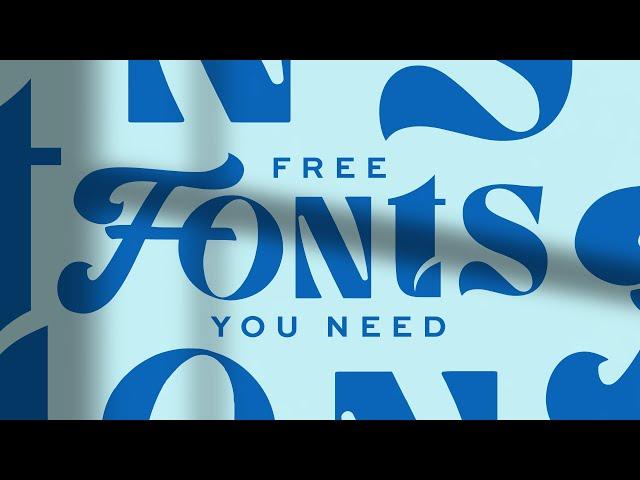 3 FREE fonts for commercial use (Download Now!)