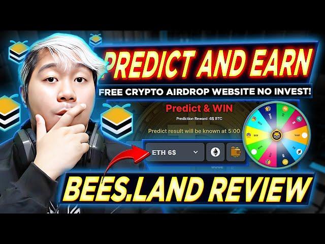 PREDICT AND EARN FOR FREE!? | Bees.Land Free Honey Airdrop Tagalog Review | How to Earn Free Crypto
