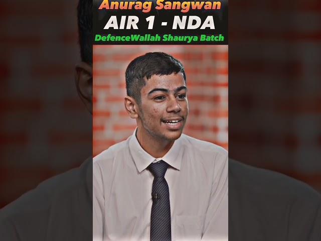 NDA Topper 2022 Anurag Sangwan Interview|| Motivation|दी Shine Academy