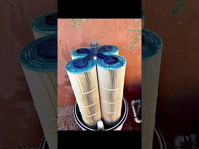 DIY Pentair Cartridge Filter Clean! #trending #viral #pool #poolboy #arizona #diy #poolservice