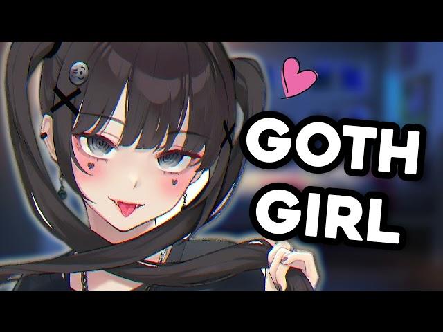 ASMR Goth Girl Falls in Love With You! Roleplay