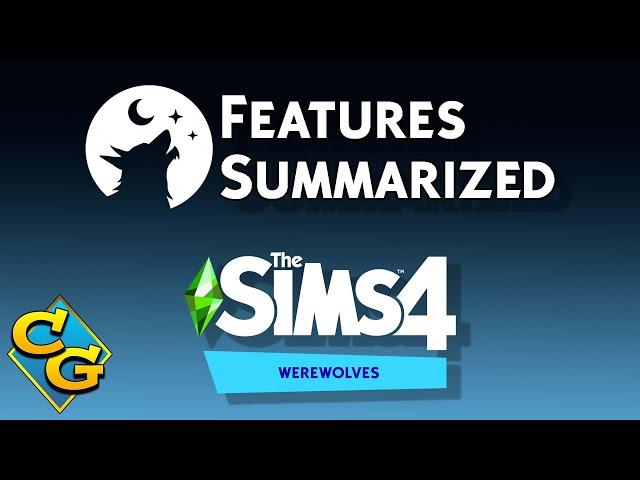 Sims 4 Werewolves Features: Livestream Summary