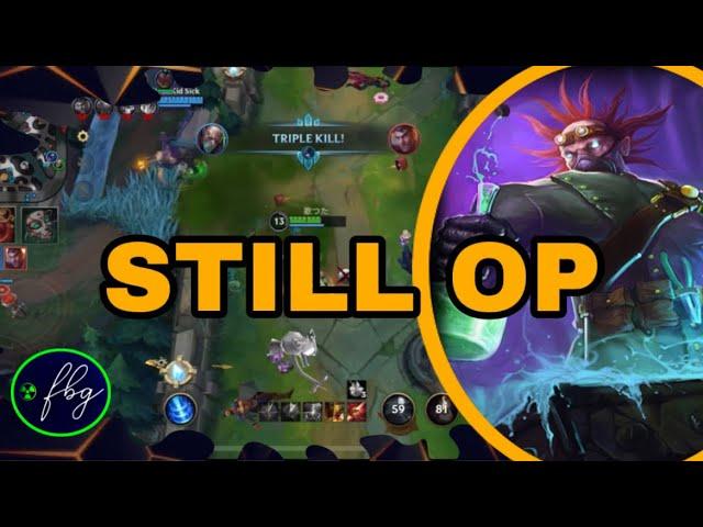 Singed Is So Broken They Nerfed Him Immediately | Wild Rift