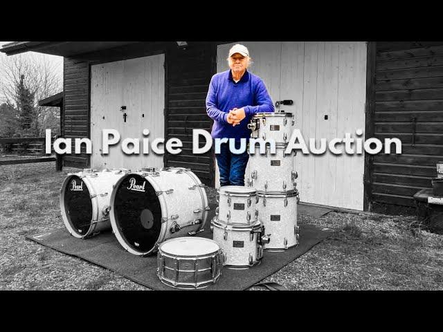 Ian Paice's Drums - Own a piece of Rock History! For Charity!