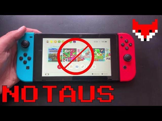 Nintendo Switch geht nicht aus | Freeze |Hängt sich auf | Problem Lösung | Fix | Tutorial Tipp