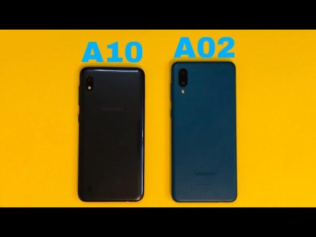 Samsung Galaxy A02 vs Samsung Galaxy A10