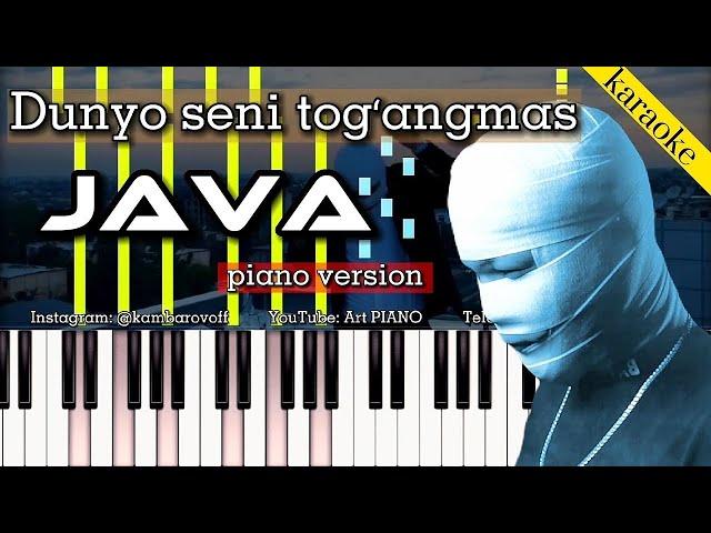 JAVA - Dunyo seni togʻangmas | OFFICIAL MUSIC • LYRIC VIDEO CLIP • KARAOKE • TEKST • PIANO VERSION |