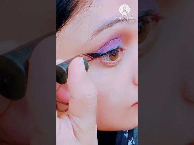 #1min dramatic eye liner tutorial in hindi#how to apply dramatic eye liner #eyemakeuptutorial