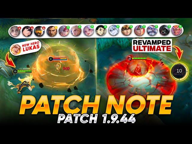 A BIG UPDATE IS HERE | NEW HERO LUKAS | REVAMP ARGUS |  MALEFIC GUN NERFED & MORE