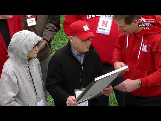 Nebraska Honors Frank Solich at the 2023 Nebraska Spring Football Game