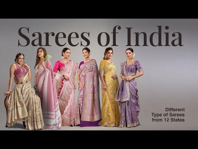 21 Different Types of Sarees from 12 Regions of India - Trending Regional sarees 2024