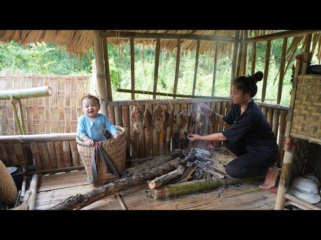 FULL VIDEO: Single Mother's Life After 1 Year of Being Evicted & Journey of Building a Bamboo House