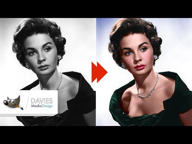 How to Colorize Black and White Photos with GIMP