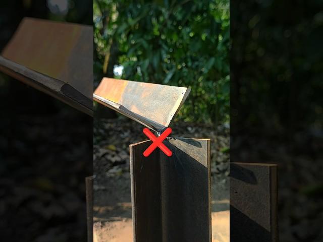 New technique for welders joining 90 degree angle iron.