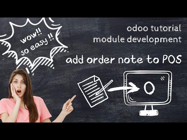 Odoo Development Tutorial: Adding notes to POS Order