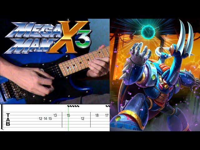 Mega Man X3 TAB: Gravity Beetle's Stage Guitar Cover