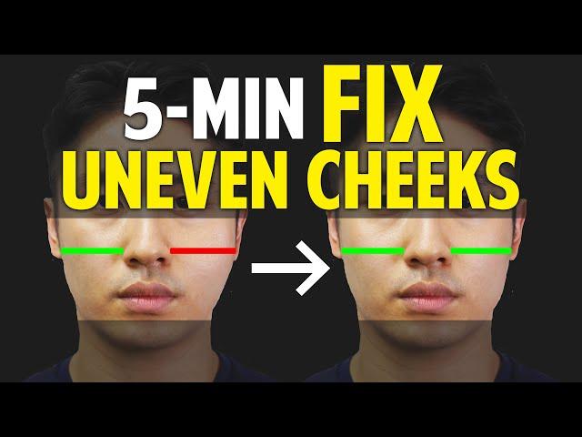 Fix Uneven Cheeks｜Facial Asymmetry Correction｜Balancing Exercises