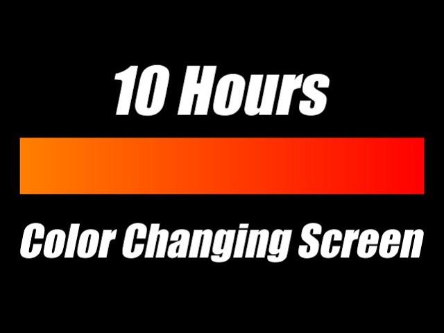 Color Changing Mood Led Lights - Orange Red Screen [10 Hours]