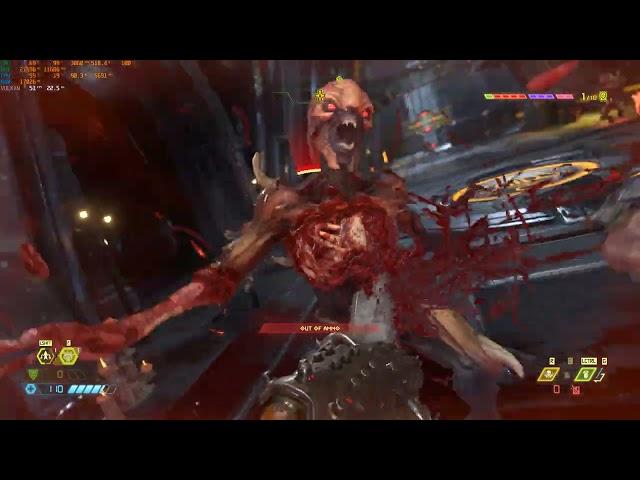 Doom Eternal 8K 4K 1440P 1080P Ultra Nightmare Asus Strix RTX 4090 & i9 13900KF @ 5.7 GHz