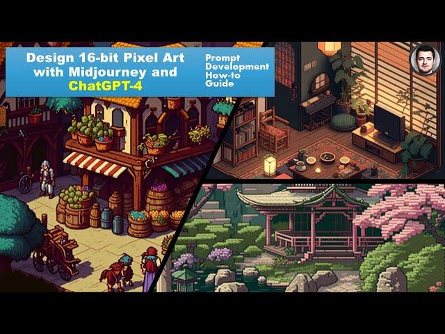 Creating Stunning 16-Bit Pixel Art with ChatGPT and Midjourney's AI Capabilities (Prompt Guide)