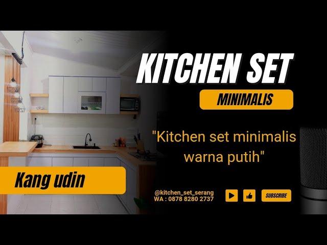 @sofarinterior - kitchen set serang murah warna putih