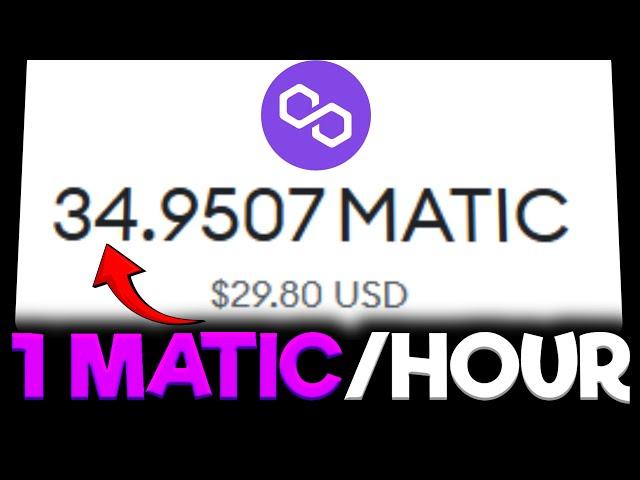 1 MATIC Per Hour for Free  ◾ Free Polygon Matic Mining Site 2024 ◾ Make money online 