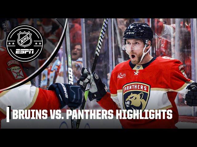 Boston Bruins vs. Florida Panthers | Full Game Highlights | NHL on ESPN