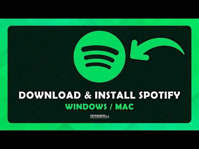 How To Download and Install Spotify On PC - (Tutorial)