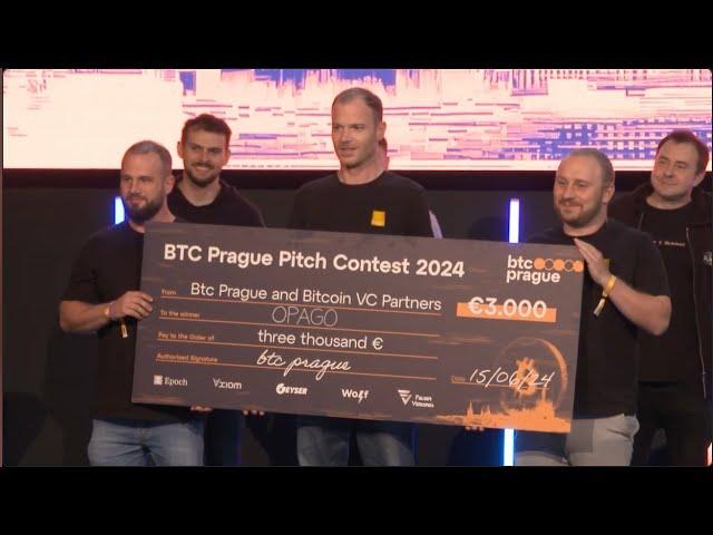 Pitch Contest — Winner Announcement (BTC Prague 2024)