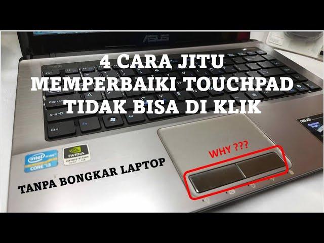 Cara Memperbaiki Touchpad Laptop Tidak Bisa Klik Kanan