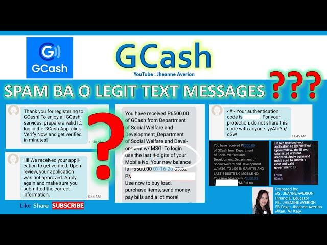 GCash Text Messages Spam or Legit | #GCashTextMessages