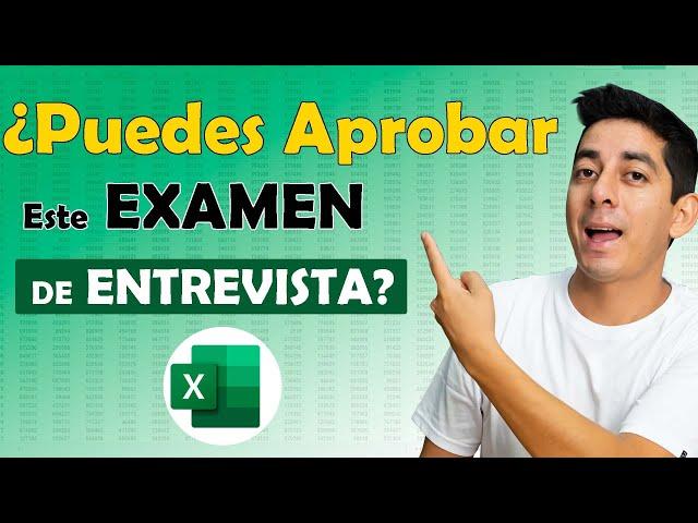 ¿Can you pass this Excel interview EXAM?